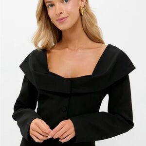 Tuckernuck Monroe Black Off-Shoulder Blouse